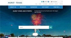 Desktop Screenshot of hursttx.gov